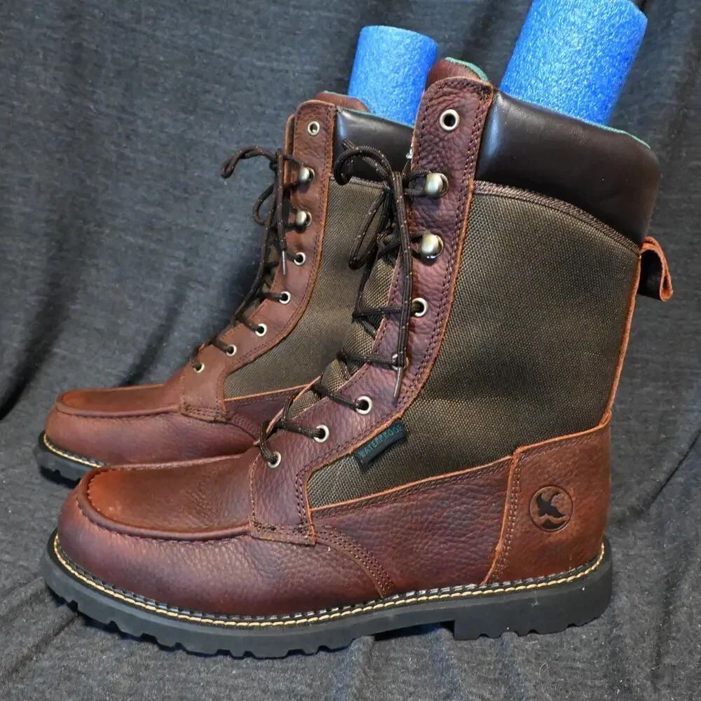 Gander Mountain Mtn Men's 13 Leather Boots Hutning Lace-Up Outdoors